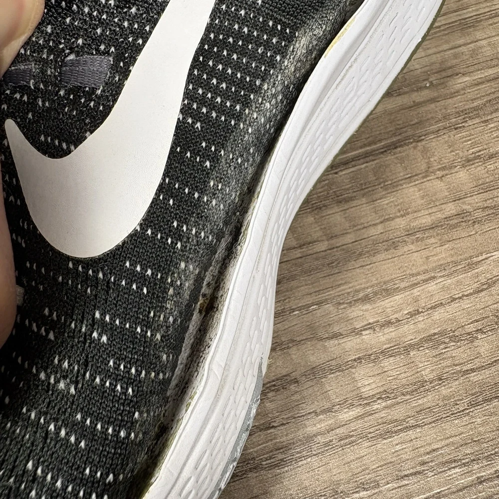 Nike Zoom Structure 19 Black Gray Womens US Size 9 806587-001 Running Shoes
